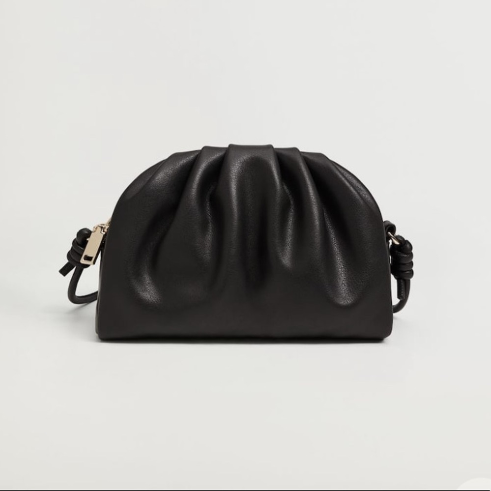 Black Pleated Volume Mini Bag